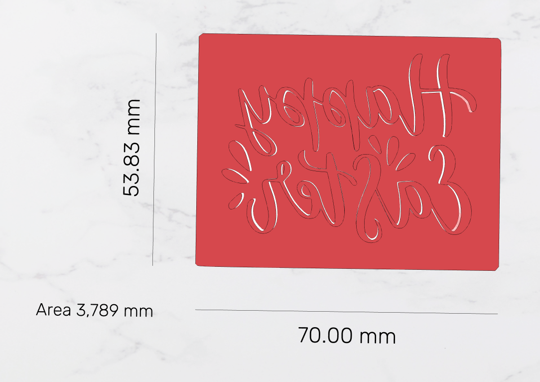 Happy Easter Embosser – Easter Stamp