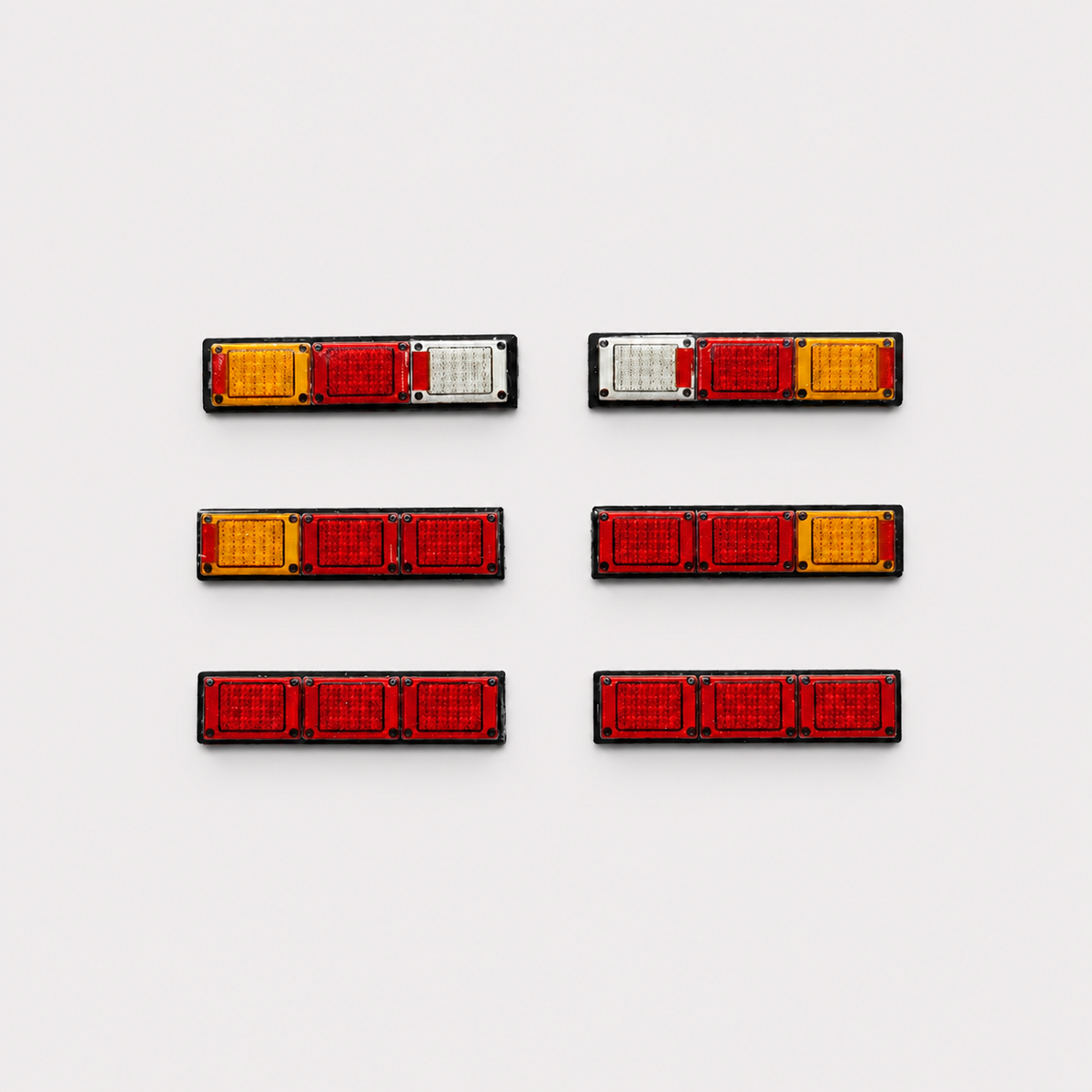 Scale model truck tail lights by Cama 3D