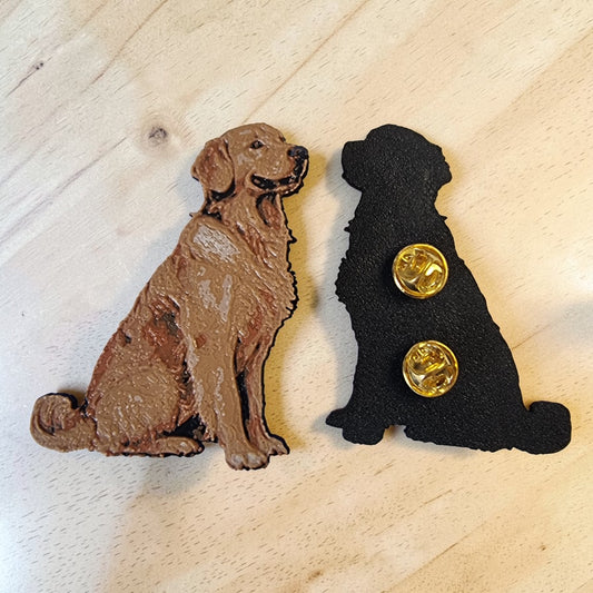 PawPrints Dog Pin – Golden Retriever