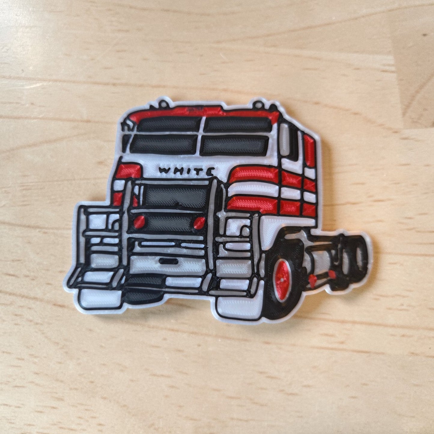 White Truck Magnet Set – Limited Edition A | Set of 4