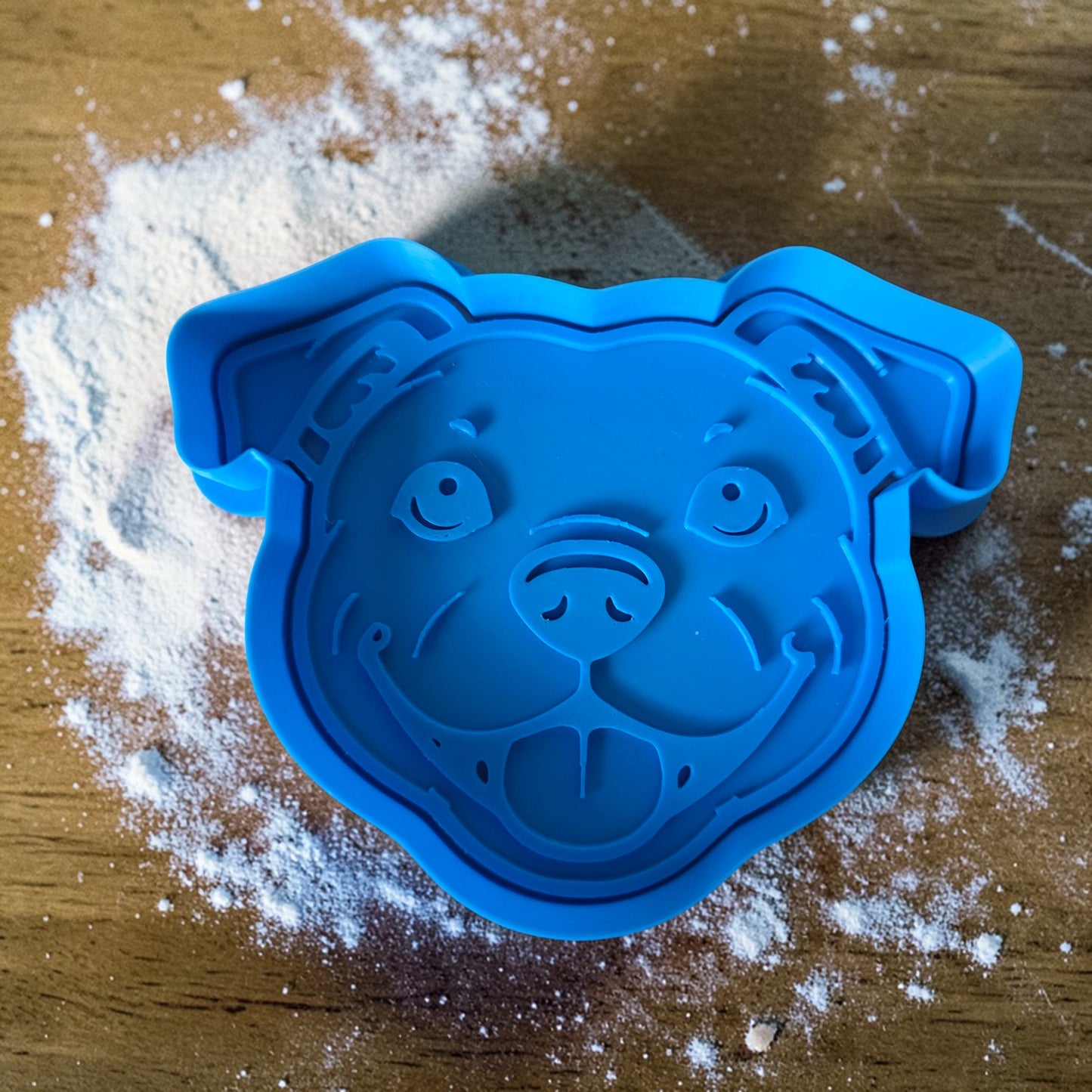 Happy Staffy Cookie Cutter & Stamp Set