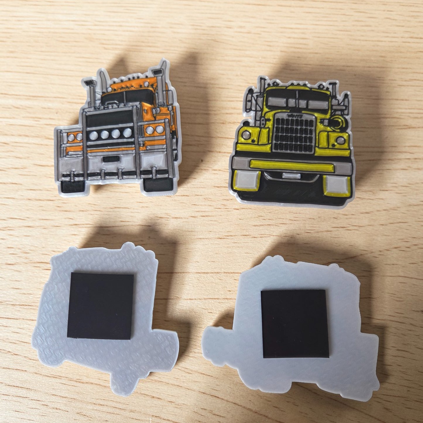 White Truck Magnet Set – Limited Edition C | Set of 4