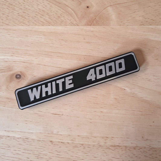 White 4000 Keychain & Magnet
