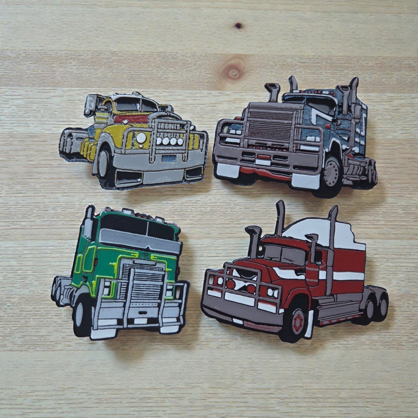 Classic Truck Legends Magnet Set – 4 Pack