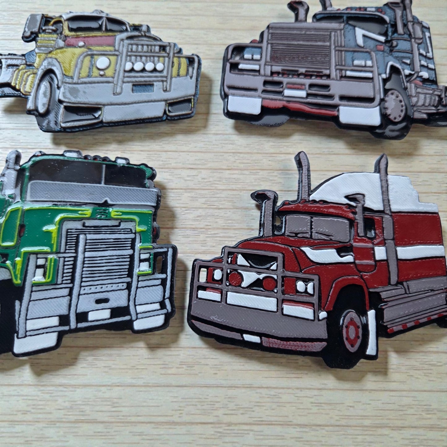 Classic Truck Legends Magnet Set – 4 Pack