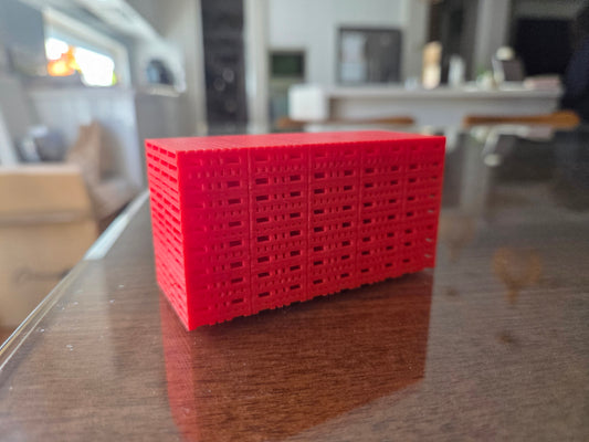 Workshop Seconds – 1:64 Scale Aussie Pallets Half Trailer Load RED | Old-Style Bottom Pallet Orientation