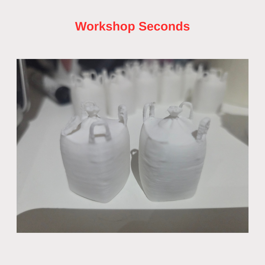 Workshop Seconds – 1:50 Scale Bulka Bags HANDLE DAMAGE| Bulk Lot of 34