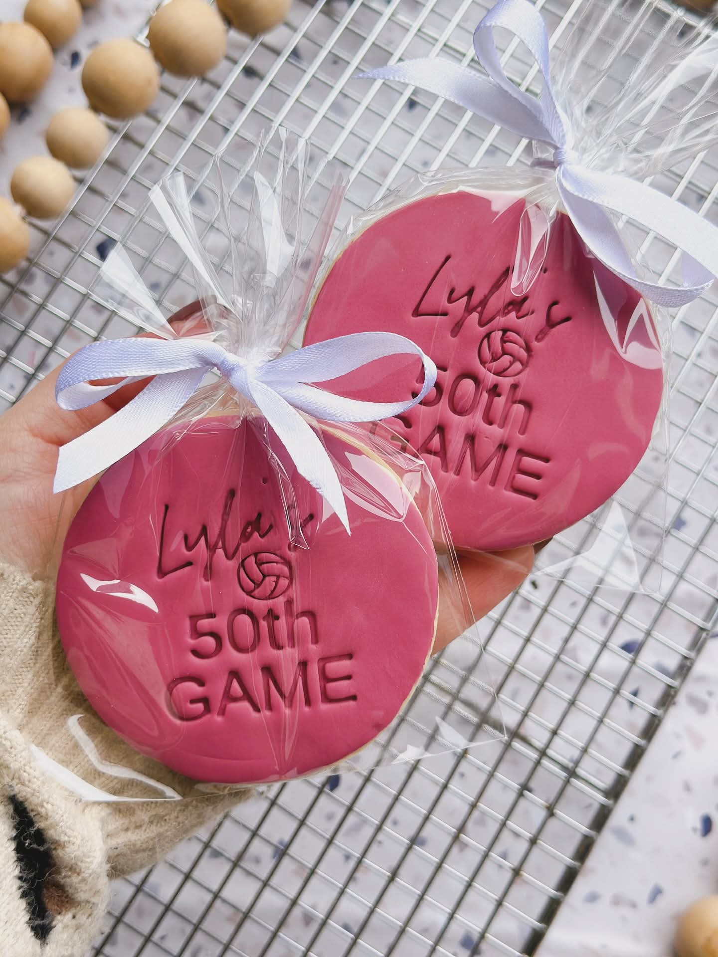 Personalised Sports Cookie Cutter & Stamp Set