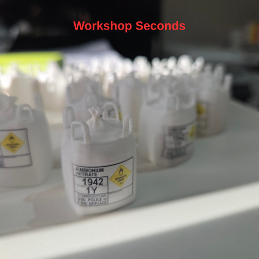 Workshop Seconds – 1:50 Scale Bulka Bags Ammonium nitrate| Bulk Lot of 36