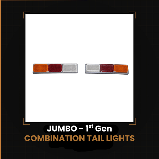 JUMBO 1st Gen Combination Tail Lights (Grey housing)