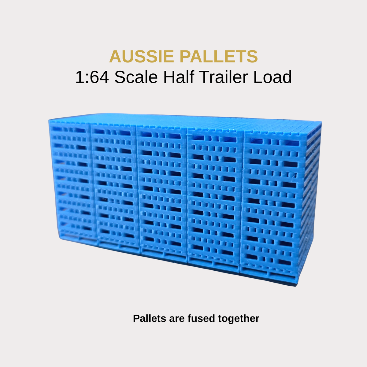 1:64 Scale Aussie Pallets Half Trailer Load