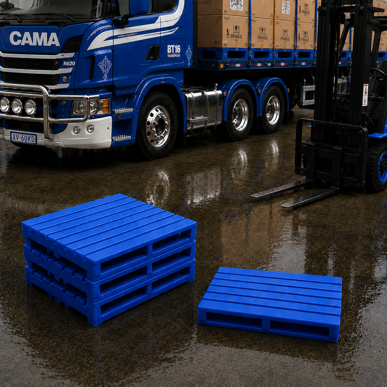 Scale Model Aussie Pallets | 6-Pack
