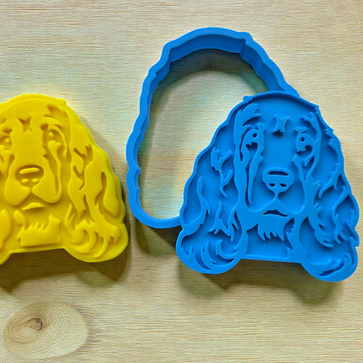 Cocker Spaniel Cookie Cutter & Stamp Set