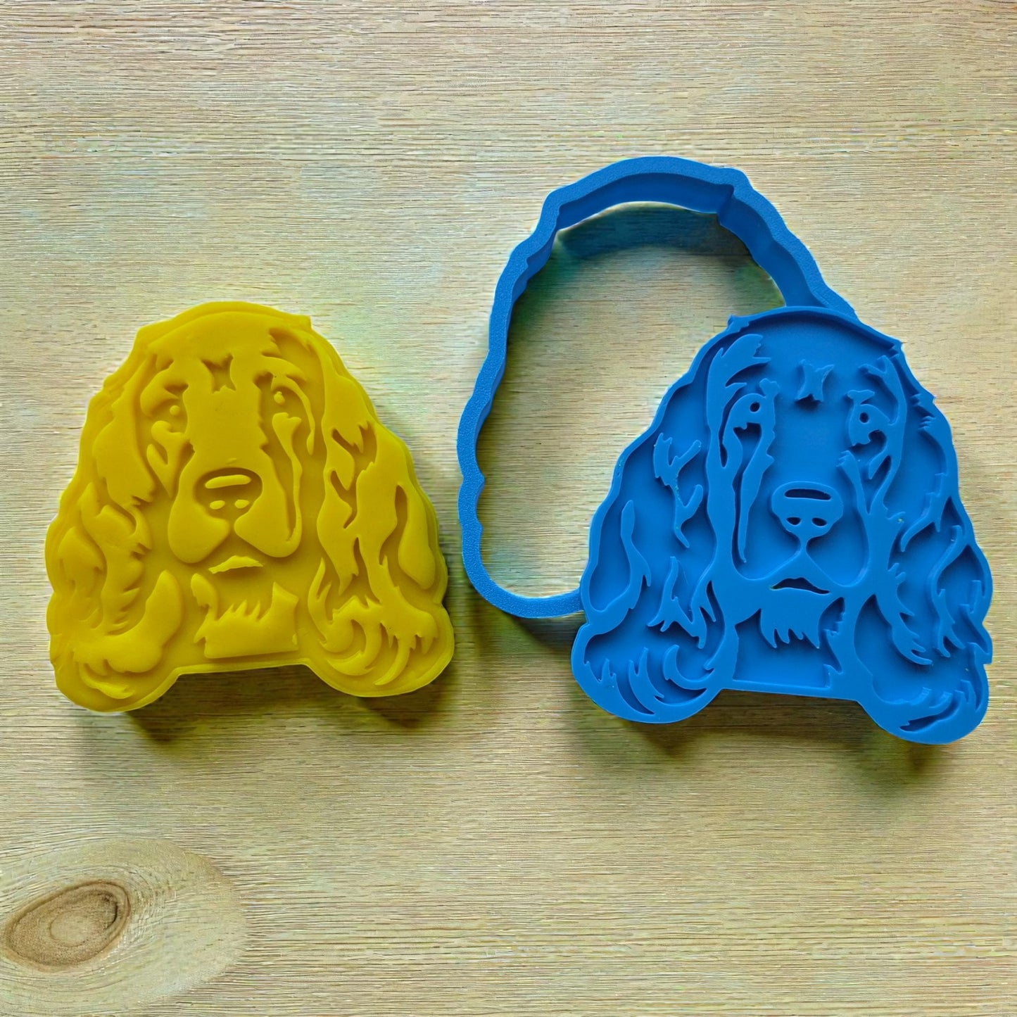 Cocker Spaniel Cookie Cutter & Stamp Set