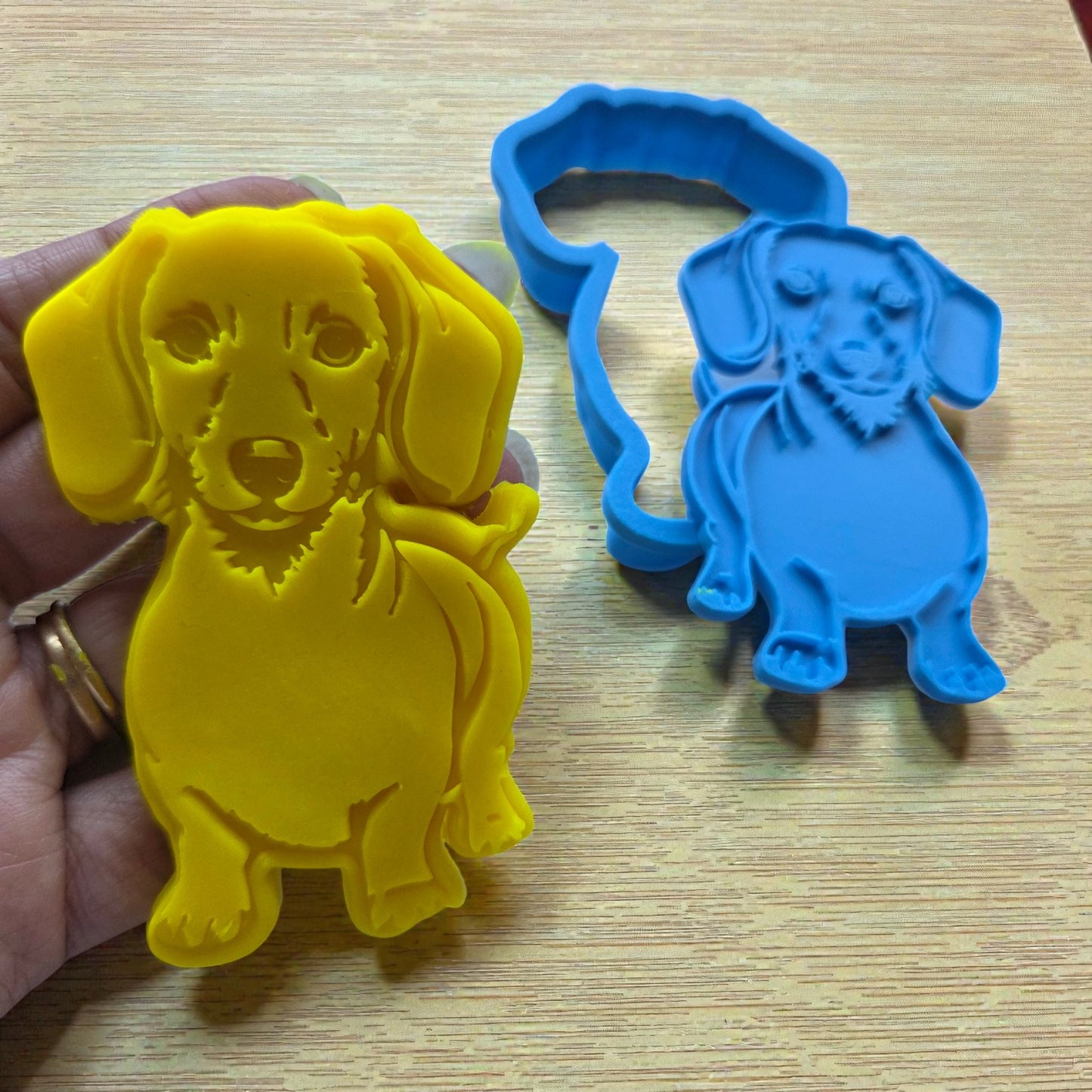 Dachshund Cookie Cutter & Stamp Set