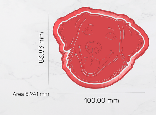 Golden retriever - Labrador Cookie Cutter & Stamp Set
