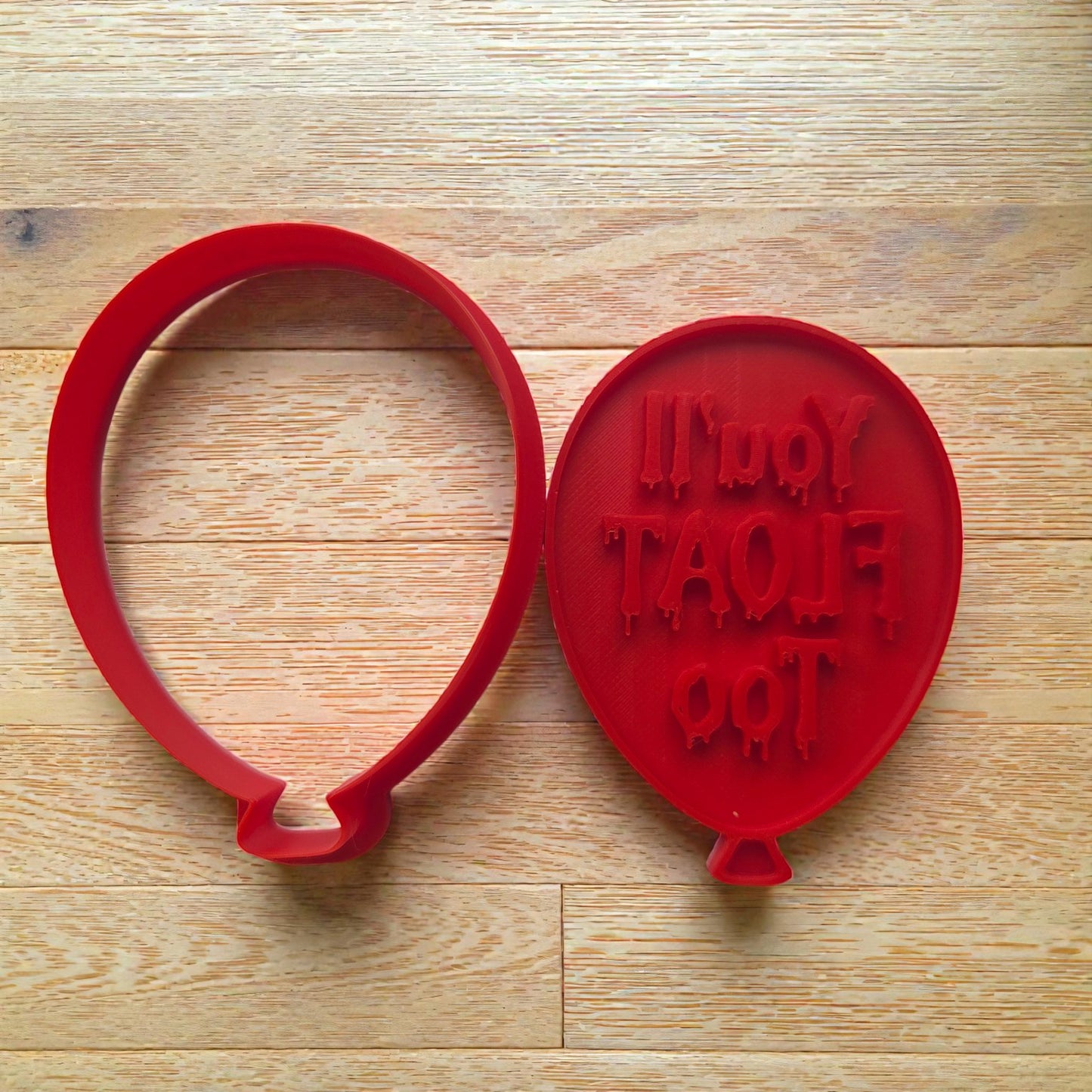 IT Inspired Cookie Cutter Set – Balloon, Paper Boat & Clown Face