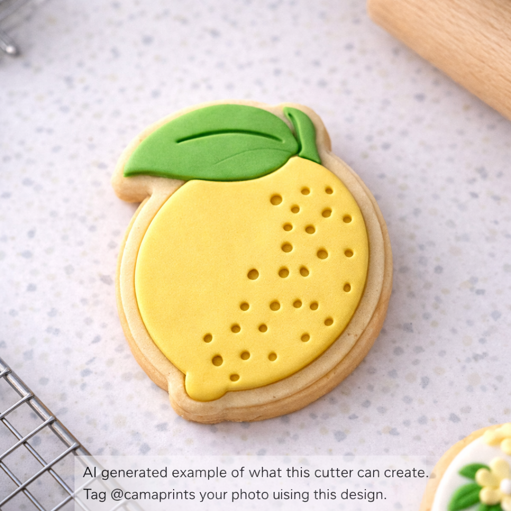 Lemon Cookie Cutter & Stamp Set