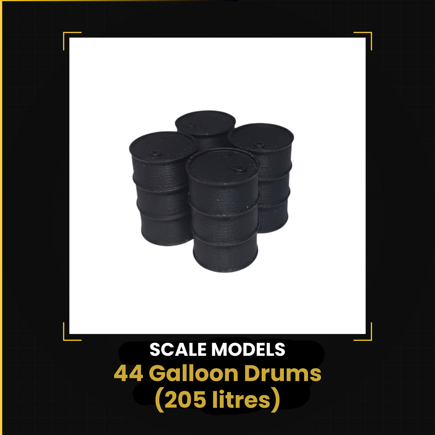 Scale Model 44 Galloon Drums | 4-Pack