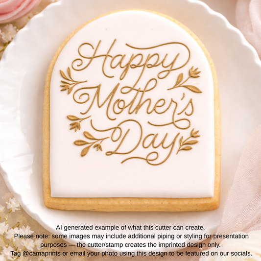 Mother's Day Arch Cookie Cutter & Embosser Set