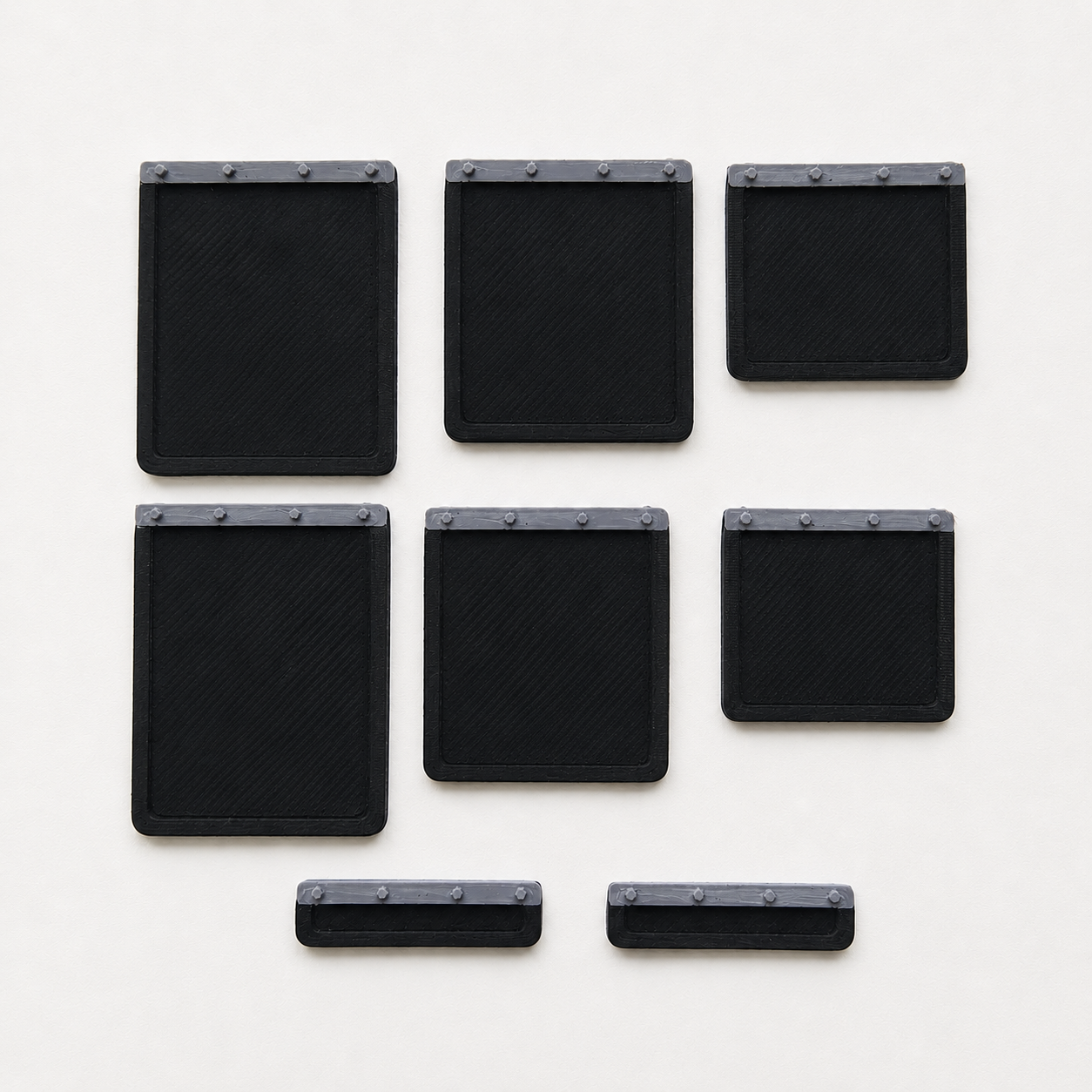Custom Mud Flaps — Scale Model Truck (Made to Order)