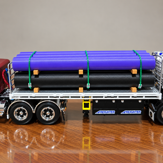 1:50 Scale Model Truck Load Pipes