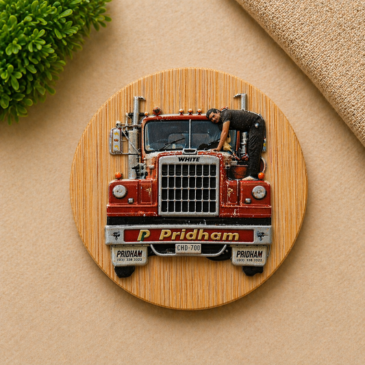 Custom Wooden Magnet Bottle Opener – 3D Textured Keepsake