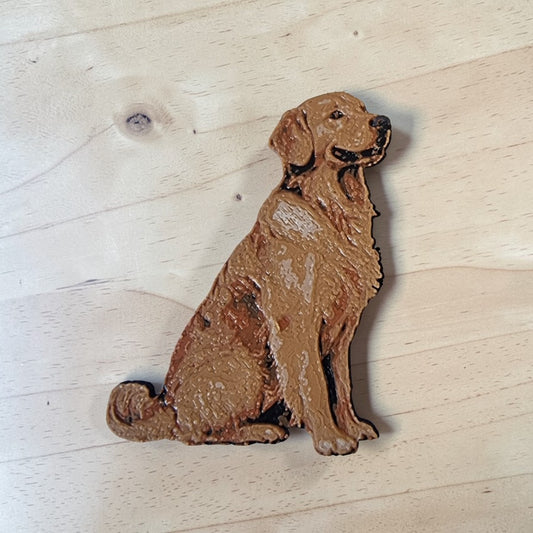 PawPrints Dog Magnet – Golden Retriever
