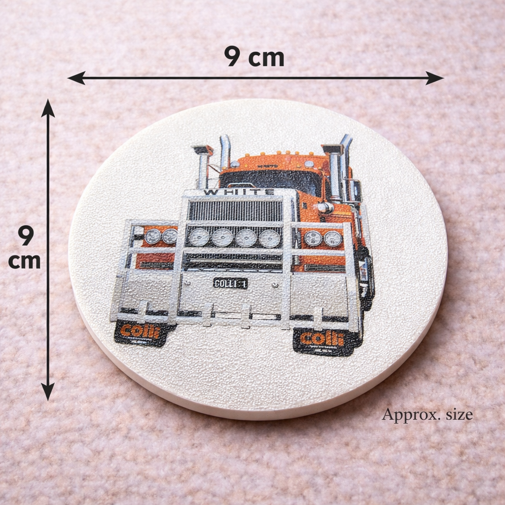 Custom Photo Coaster Set – Personalised UV Printed (Set of 4)