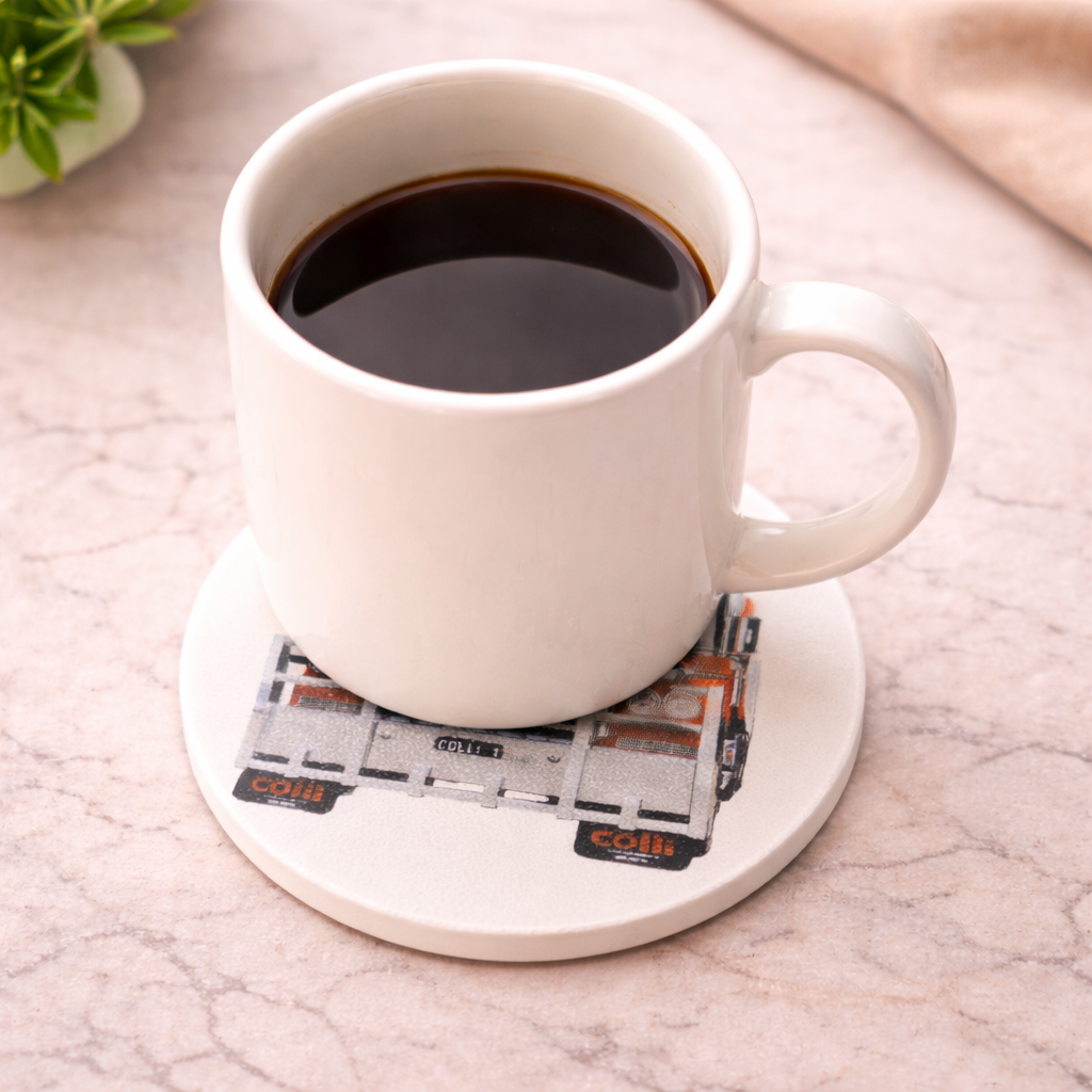 Custom Photo Coaster Set – Personalised UV Printed (Set of 4)